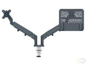 Leitz Monitor en laptoparm  ergo ruimtebesp dubbel