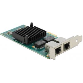 DeLOCK PCI Express x1 Card 2 x RJ45 Gigabit LAN i350 Netwerkadapter