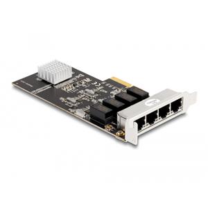 DeLOCK PCI Express x4 Card 4 x RJ45 Gigabit LAN Netwerkadapter