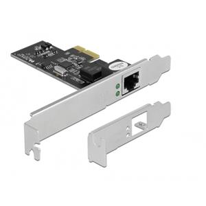 DeLOCK PCI Express x1 Card naar 1x RJ45 2,5 Gigabit LAN i225 Netwerkadapter