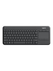 Logitech Draadloos Touch Toetsenbord K400 Plus - Toetsenbord - Tsjechisch - Zwart