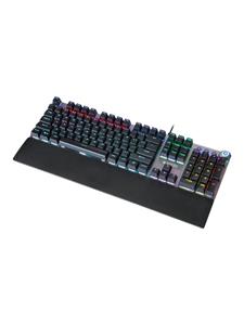Ibox AURORA K-3 - keyboard - QWERTY - black silver (US International Layout) - Toetsenbord - Zilver