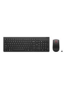 Lenovo Essential Wireless Combo Gen 2 - keyboard and mouse set - UK - black Input Device - Keyboard and mouse set - Engels - VK - Zwart