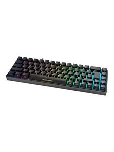 Deltaco GAMING DK440R Wireless Keyboard (DE) - Gaming toetsenbord - Duits - Zwart