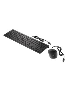 HP Paviljoen 400 - Keyboard and mouse set - Zwart