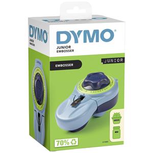 Dymo JUNIOR Embossing Label Maker Blue DE/GB