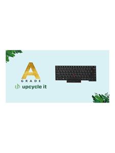 Lenovo  notebook replacement keyboard - QWERTY - Nordic - black Input Device - Notebook replacement keyboard - Noords - Zwart