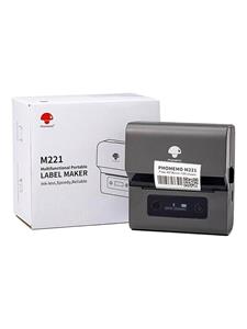 Phomemo M221 Portable Label Printer - Gray and Black