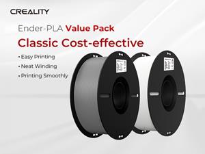 Creality 3d filament  pla 1.75mm wit + grijs 1kg