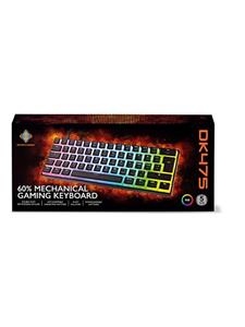 Deltaco DK475 Mechanical 60% Keyboard Pudding Keycaps Ho - Gaming toetsenbord - Zwart