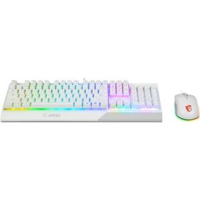 MSI Vigor GK30 combo - Toetsenbord and Muis set - Wit - Keyboard and mouse set - Engels - VS - Wit