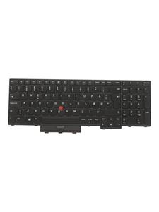 Lenovo  notebook replacement Toetsenbord - Notebook replacement keyboard - Deens - Zwart