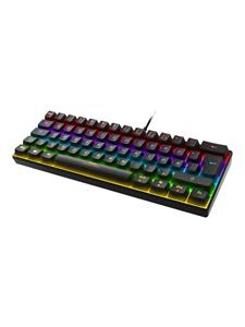 Deltaco GAMING mini mechanical keyboard (DE) - Gaming toetsenbord - Duits - Zwart