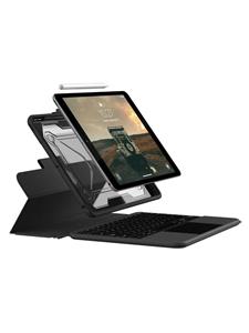 UAG Rugged Bluetooth Keyboard w/ Trackpad - CZECH - iPad 10.2 2019/2020/2021 - Keyboard and folio case - Tsjechisch - Zwart