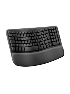 Logitech Wave Keys for Business - Graphite - ND - Ergonomisch toetsenbord - Noords - Zwart