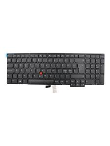 Lenovo  notebook replacement keyboard - with Trackpoint - Nordic - Notebook replacement keyboard - Noords - Zwart