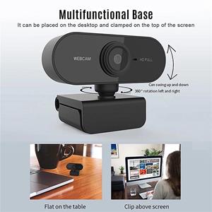 3d printing machine 1080P 2MP Webcam 30fps Camera Ruisonderdrukking Microfoon Webcam Laptop Computer Camera USB Plug & 1080p zwart
