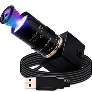 SOLT Japan Market ELP 10x Optische Zoom Webcam 2 Megapixels Webcam bij weinig licht Variabele Focus Lens Webconferentie Camera Gun Camera Sony IMX323 Telefoto Camera Web Camera