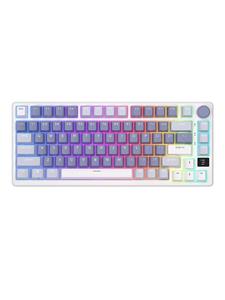 Royal Kludge Wireless mechanical KZZI K75 Pro RGB Moment Switch - Gaming toetsenbord - Zilver