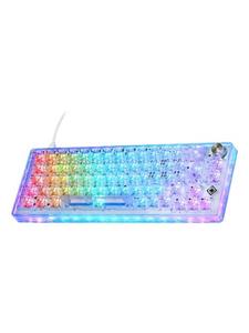 Deltaco GAM-160-T-CH keyboard - Gaming toetsenbord - Transparent