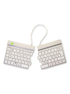 R-Go Tools R-Go Split Break - keyboard - with integrated break indicator - QWERTY - Nordic - white - Toetsenbord - Noords - Wit
