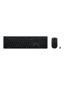 Lenovo Professional - Keyboard and mouse set - Deens - Grijs