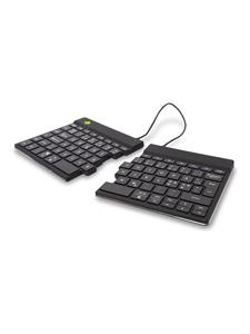 R-Go Tools R-Go Split Break - keyboard - with integrated break indicator - QWERTY - Nordic - black - Toetsenbord - Noords - Zwart