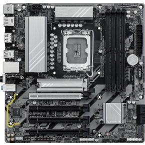 Gigabyte B860M DS3H WIFI6E Moederbord - Intel B860 - Intel LGA1851 socket - DDR5 RAM - Micro-ATX