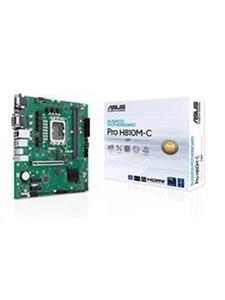 Asus PRO H810M-C-CSM Moederbord - Intel H810 - Intel LGA1851 socket - DDR5 RAM - Micro-ATX