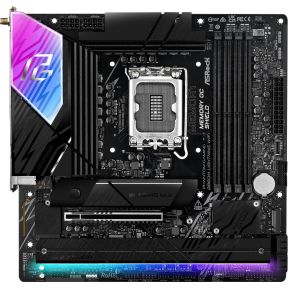 ASRock B860M Lightning WiFi Moederbord - Intel B860 - Intel LGA1851 socket - DDR5 RAM - Micro-ATX