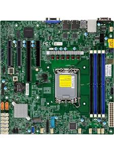 Supermicro X13SCL-F Moederbord - Intel C262 - Intel LGA1700 socket - DDR5 RAM - Micro-ATX