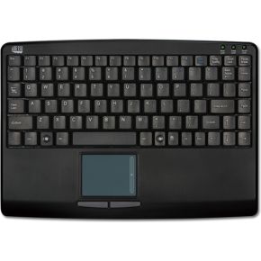 Adesso Slim Touch Mini Keyboard with built in Touchpad (Black)