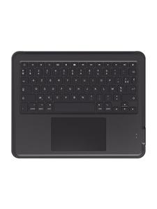 Stm Dux Keyboard Trackpad USB-C (iPad 2025 11th gen + 2022 10th gen) - Keyboard and folio case - Frans - Zwart