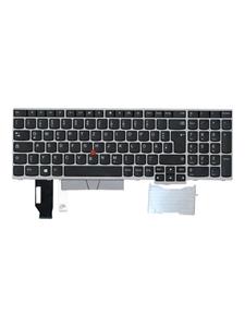 Lenovo Lite-On - Notebook replacement keyboard - Duits - Zilver