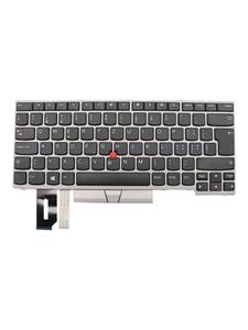 Lenovo Chicony - Notebook replacement keyboard - Zwitsers - Zilver