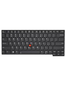 Lenovo  notebook replacement Toetsenbord - with Trackpoint UltraNav - Engels - US - Zwart - Notebook replacement keyboard - Engels - VS - Zwart