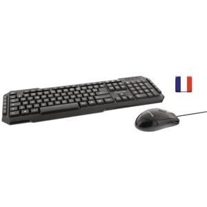 König CSKMCU100 USB Toetsenbord & Optische Muis Zwart