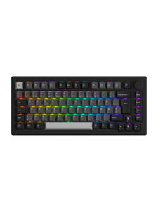Akkogear 5075B Plus-S Black & Silver - V3 Blue Pro - Gaming Toetsenbord - Zonder Numpad - Universal - Zwart