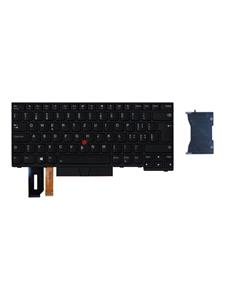Lenovo  notebook replacement keyboard - with trackpad UltraNav - Swiss - Notebook replacement keyboard - Zwitsers - Zwart