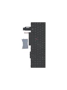 Lenovo  notebook replacement keyboard - with Trackpoint UltraNav - French - black - Notebook replacement keyboard - Frans - Zwart