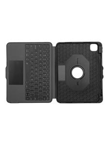 Targus Versavu - keyboard and folio case - with trackpad - QWERTY - Nordic - black Input Device - Keyboard and folio case - Noords - Zwart
