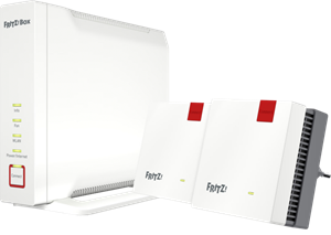 AVM FRITZ! Box 4060 + FRITZ!Repeater 1200 AX (2-pack)