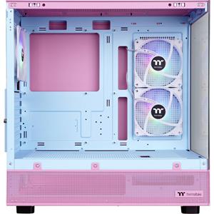 Thermaltake View 270 Plus TG ARGB Bubble Pink Midi-tower Gaming-behuizing Pink, Blauw