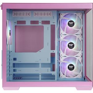 Thermaltake View 380 TG ARGB Bubble Pink Midi-tower Gaming-behuizing Pink, Blauw