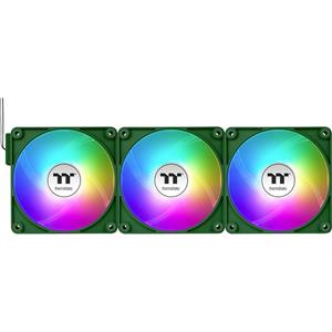 Thermaltake CT120 EX ARGB Sync PC Cooling Fan Racing Green 3 Pack PC-ventilator Groen (b x h x d) 120 x 120 x 25 mm