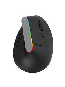 Delux Wireless Vertical Mouse M618C 2.4G 1600DPI RGB (black) - Ergonomische muis - 6 knoppen - Zwart