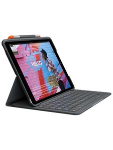 Logitech Slim Folio iPad 10.2 (7th gen) - ES - Keyboard and folio case - Spaans - Grijs