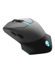 Dell Alienware AW610M (Donkere kant van de maan) - Muis - Optisch - 7 knoppen - Wit