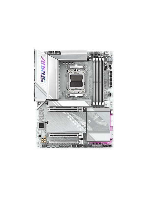 Gigabyte AORUS X870E ELITE WIFI7 ICE Moederbord - AMD X870E - AMD AM5 socket - DDR5 RAM - ATX