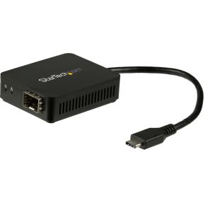 Startech .com USB-C naar glasvezel converter Open SFP netwerk adapter